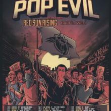 Pop Evil US Tour 2017 poster