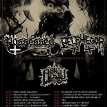 Possessed Belphegor Euro Tour 2016 poster