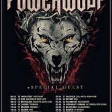 Powerwolf European Tour 2016 poster