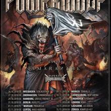 Powerwolf EU Tour 2018 poster