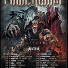 Powerwolf Euro Tour 2019 poster