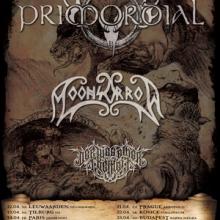 Primordial Moonsorrow EuroTour 2018 poster