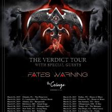 Queensryche US Tour 2019 poster