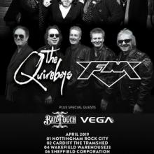 The Quireboys FM & Bad Touch UK Tour 2019 poster