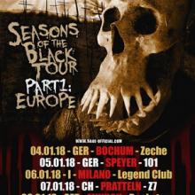 Rage Euro Tour 2018 poster