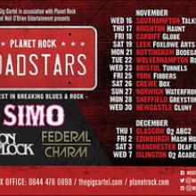 Roadstars UK Tour 2016 poster