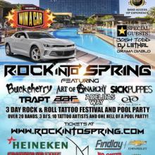 Rock Into Spring Festival 2017 poster