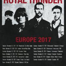 Royal Thunder Euro Tour 2017 poster