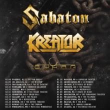 CyHra North American Tour 2018 poster