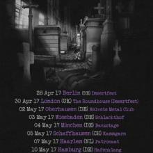 Saint Vitus Euro Tour 2017 poster