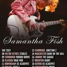 Samantha Fish UK Tour 2019 poster
