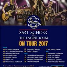 Sari Schorr & The Engine Room UK Tour 2017 poster