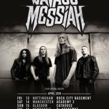 Savage Messiah UK Tour 2018 poster