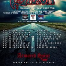 Saxon US tour 2015 poster