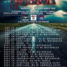 Saxon US tour 2015 poster