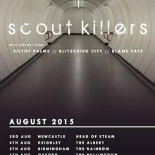 Scout Killers UK Tour 2015 poster