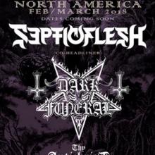 Septicflesh North American Tour 2018 poster