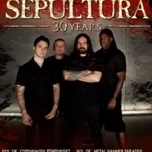 Sepultura Euro tour dates 2015 poster