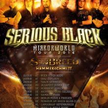 Serious Black European Tour 2016 poster