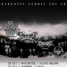 Sidious Darkness Across UK Tour 2014 poster