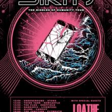 SikTh UK Tour 2018 poster