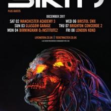 SikTh UK Tour 2017 poster
