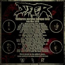 Sister European tour 2015 poster
