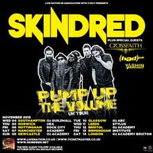 Skindred UK Tour 2015 poster