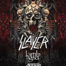 Slayer North American Tour 2018 poster