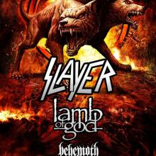 Slayer North American Tour 2017 poster
