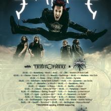 Sonata Arctica European Tour 2017 poster