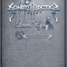 Sonata Arctica North American Tour 2016 poster