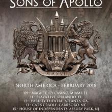 Sons Of Apollo North American Tour 2018 poster