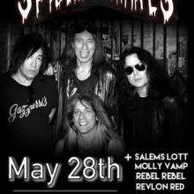 Spiders & Snakes LA live show 2015 poster