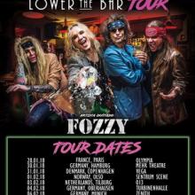 Steel Panther & Fozzy Euro Tour 2018 poster