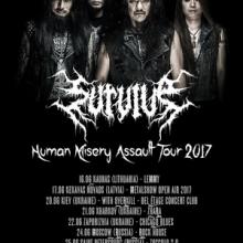 Survive Baltia, Ukraine and Russia Tour 2017 poster
