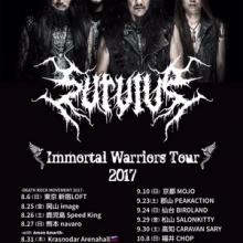 Survive Japan Tour 2017 poster
