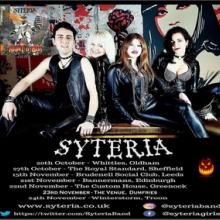 Systeria UK Tour 2018 poster