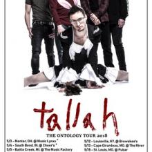 Tallah US Tour 2018 poster