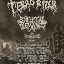 Terrorizer Euro Tour 2019 poster