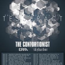 TesseracT North American Tour 2015 poster