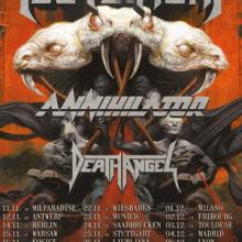 Testament Euro Tour 2017 poster