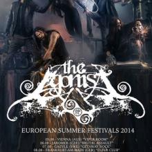 The Agonist Summer European Dates 2014 poster