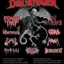 The Black Dahlia Murder US TOur 2018 poster