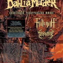 The Black Dahlia Murder US Tour 2016 poster