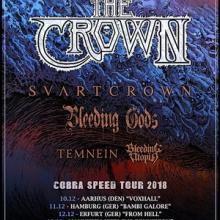 The Crown Euro Tour 2018 poster