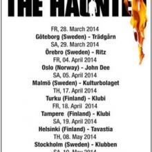 The Haunted Scandinavian Tour 2014 poster