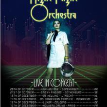 The Night Flight Orchestra Euro Tour 2017 poster
