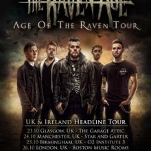 The Raven Age UK & Irish Tour 2017 poster