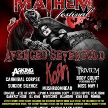 The Rockstar Energy Drink Mayhem Festival 2014 poster